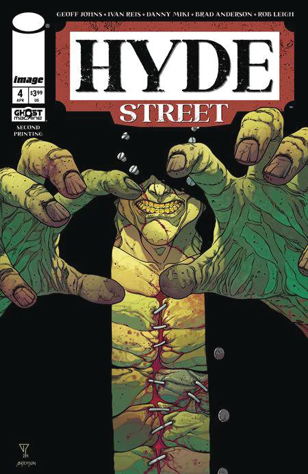 Hyde Street 4 Comic 2nd Printing Image Comics 2025