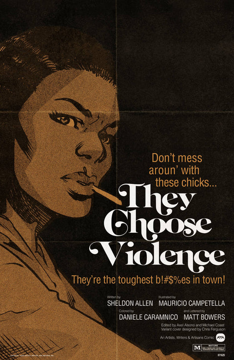 THEY CHOOSE VIOLENCE #2 (OF 5) CVR FERGUSON HOMAGE (MR) AWA