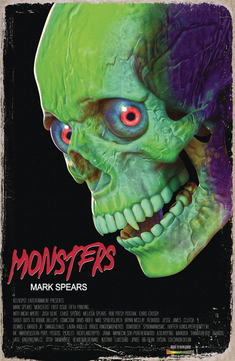 Mark Spears Monsters 1 Comic 1:20 5th Printing Mark Spears Incentive Keenspot Entertainment 2025