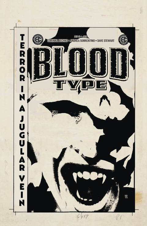 EC BLOOD TYPE #2 CVR D 20 COPY INCV SORRENTINO B&W (MR) ONI PRESS INC.