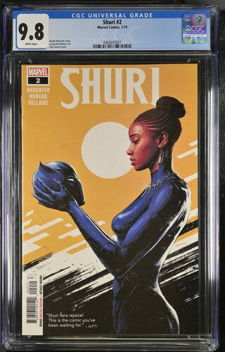 Shuri, Vol. 1 #2 (CGC 9.8) (Cvr A) (2018) Sam Spratt