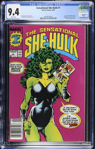 The Sensational She-Hulk, Vol. 1 #1 (CGC 9.4) (1989)    Buy & Sell Comics Online Comic Shop Toronto Canada