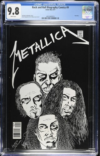 Rock & Roll Biographies #9 (CGC 9.8) (Cvr A) (2017) Metallica  A Metallica  Buy & Sell Comics Online Comic Shop Toronto Canada