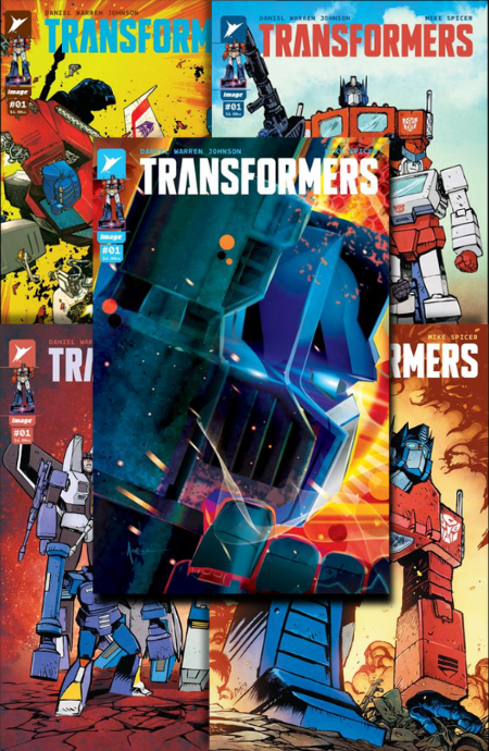 Transformers (Image) #1 (5 Comic Bundle) (2023)