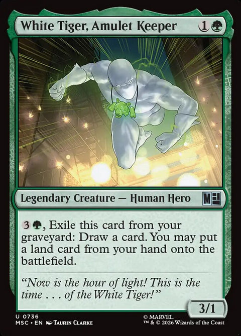 White Tiger, Amulet Keeper