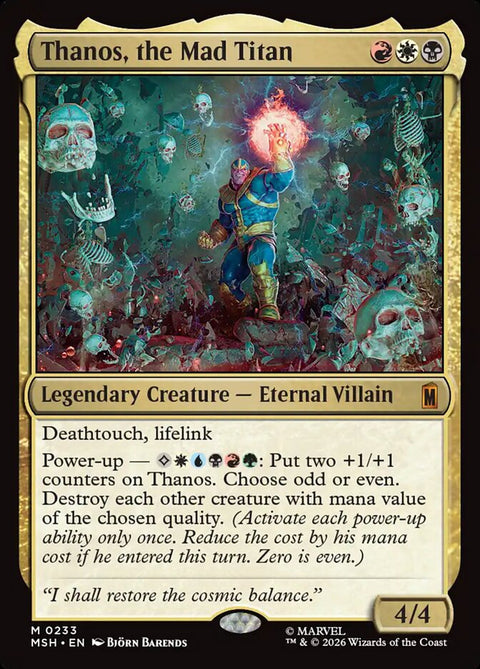 Thanos, the Mad Titan (Foil)