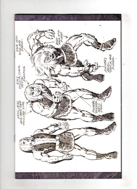 Thundarr The Barbarian #1 (Cvr U) (2026) (1:7) Jack Kirby Model Sheet Virgin Incentive Variant