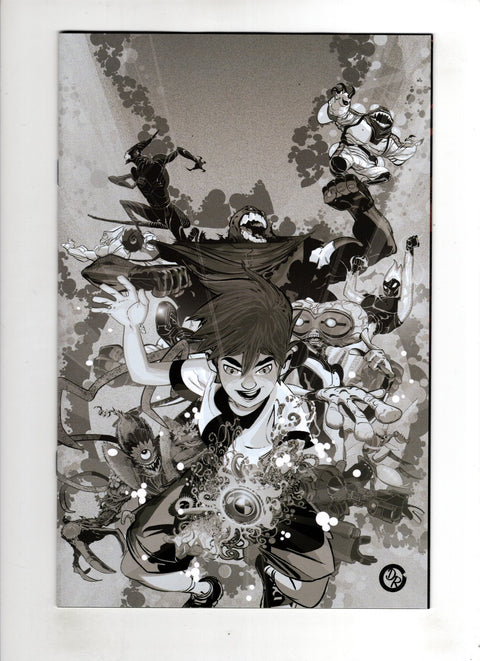 Ben 10, Vol. 2 (Dynamite Entertainment) #1 (Cvr M) (2026) (1:20) Duncan Rouleau Incentive B&W Virgin Variant