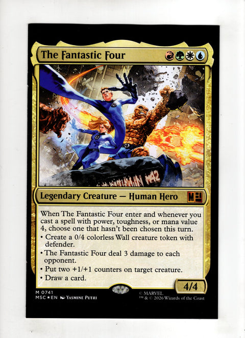 Fantastic Four, Vol. 8 #12 (Cvr C) (2026) Tbd Artist Magic: The Gathering Variant