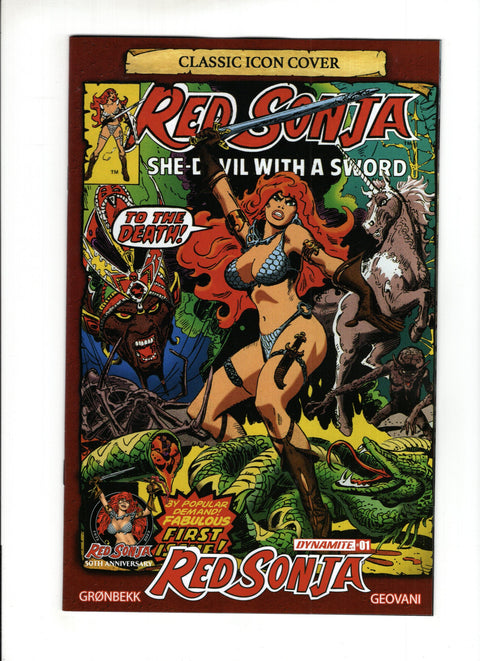 Red Sonja, Vol. 7 (Dynamite Entertainment) #1P 1:15 Classic Cover