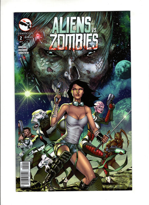 Aliens vs. Zombies #2 (Cvr A) (2015) Jason Metcalf Regular  A Jason Metcalf Regular  Buy & Sell Comics Online Comic Shop Toronto Canada