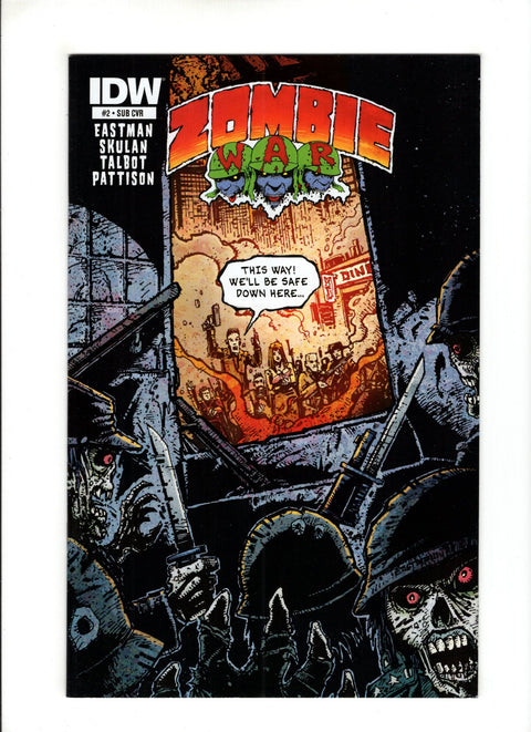 Zombie War (IDW Publishing) #2 (Cvr B) (2013) Variant Kevin Eastman Subscription Cover   B Variant Kevin Eastman Subscription Cover   Buy & Sell Comics Online Comic Shop Toronto Canada
