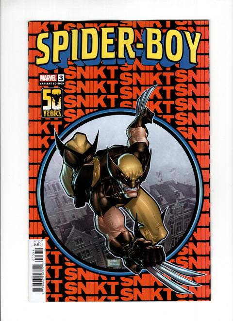 Spider-Boy, Vol. 1 #3C (2024) David Baldeon 50 Years of Wolverine Variant