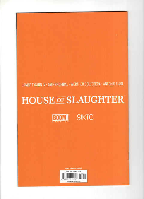 House of Slaughter #21 (2024) Thank You Variant