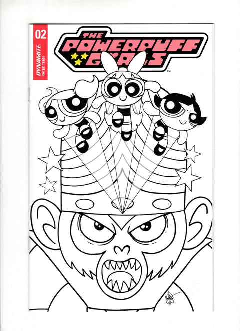 The Powerpuff Girls (Dynamite Entertainment) #2 (Cvr L) (2024) 1:7 Haeser Line Art