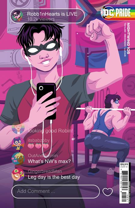 Nightwing, Vol. 4 #105D Yoshi Yoshitani DC Pride Variant DC Comics Jun 20, 2023