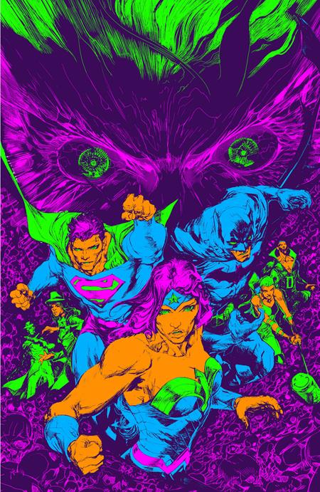 Knight Terrors: First Blood #1I Howard Porter Darkest Hour Neon Ink Variant DC Comics Jul 04, 2023