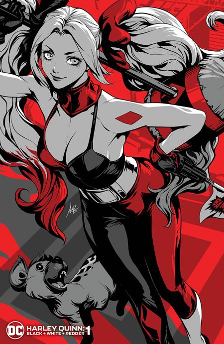 Harley Quinn: Black + White + Redder #1B Stanley 'Artgerm' Lau Variant DC Comics Jul 18, 2023