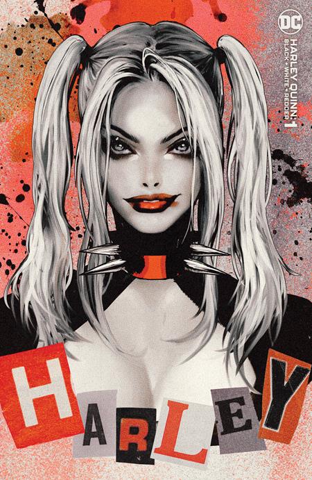 Harley Quinn: Black + White + Redder #1D 1:25 Sozo Maika Variant DC Comics Jul 18, 2023