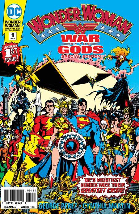 Wonder Woman: War Of The Gods #1 George Perez Regular DC Comics Jul 18, 2023