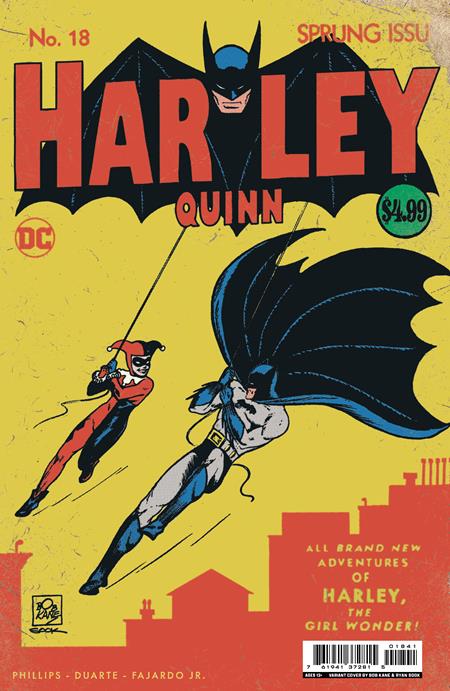 Harley Quinn, Vol. 4 #18D Ryan Sook Homage Card Stock Variant