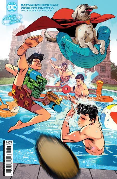 Batman / Superman: World's Finest #6E Rafa Sandoval Swimsuit Card Stock Variant