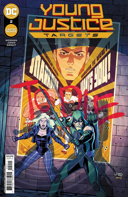 Young Justice: Targets #2A Regular Christopher Jones Cover