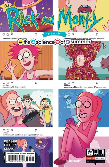 Rick And Morty Presents The Science Of Summer #1B  Oni Press Aug 22, 2023