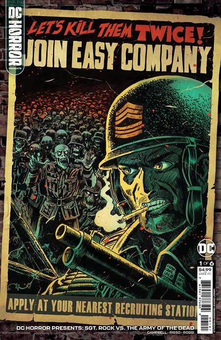 DC Horror Presents Sgt. Rock Vs. The Army Of The Dead #1B Francesco Francavilla Variant