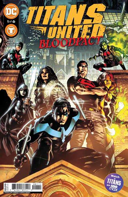 Titans United: Bloodpact #1A Regular Eddy Barrows Cover