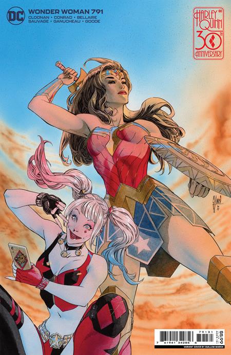Wonder Woman, Vol. 5 #791C Guillem March Harley Quinn 30th Anniversary Variant