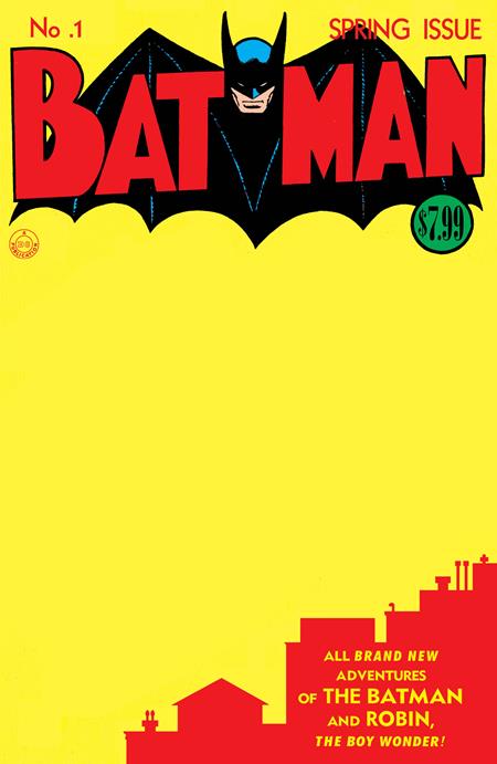 Batman, Vol. 1 #1M (2023) Facsimile Blank Facsimile Blank DC Comics Sep 12, 2023