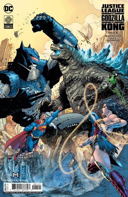 Justice League Vs. Godzilla Vs. Kong #1B (2023) Jim Lee & Scott Williams Variant Jim Lee & Scott Williams Variant DC Comics Oct 17, 2023