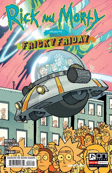 Rick and Morty Presents: Fricky Friday #1A (2023) Jarrett Williams  Jarrett Williams  Oni Press Oct 11, 2023