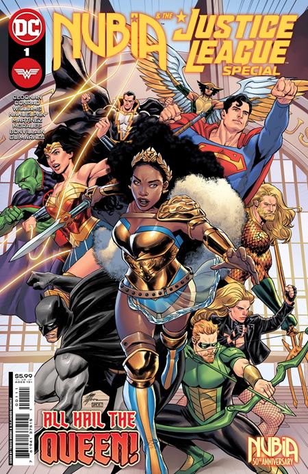 Nubia & The Justice League Special #1A Regular Travis Moore Cover