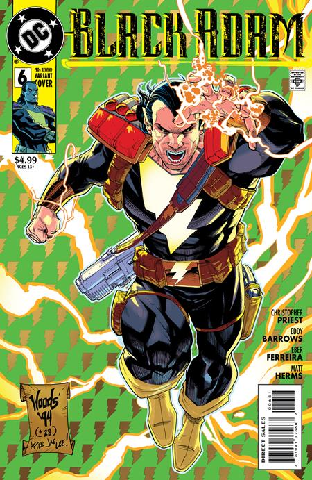 Black Adam, Vol. 1 #6E Pete Woods 90s Cover Variant