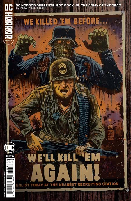 DC Horror Presents Sgt. Rock Vs. The Army Of The Dead #3B 