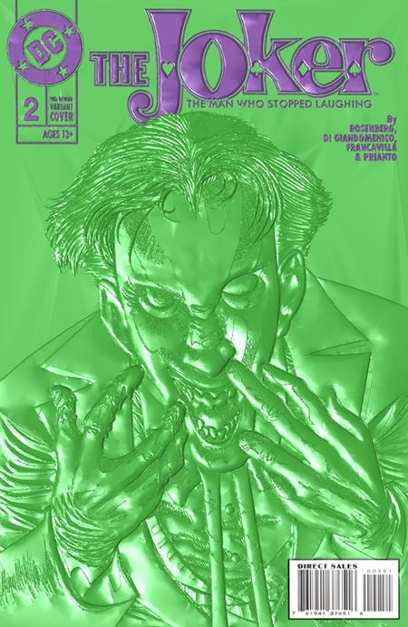 The Joker: The Man Who Stopped Laughing #2E Kelley Jones 90s Cover Month Foil Multi-Level Embossed Variant