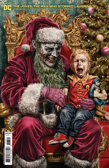 The Joker: The Man Who Stopped Laughing #3B Lee Bermejo Cover