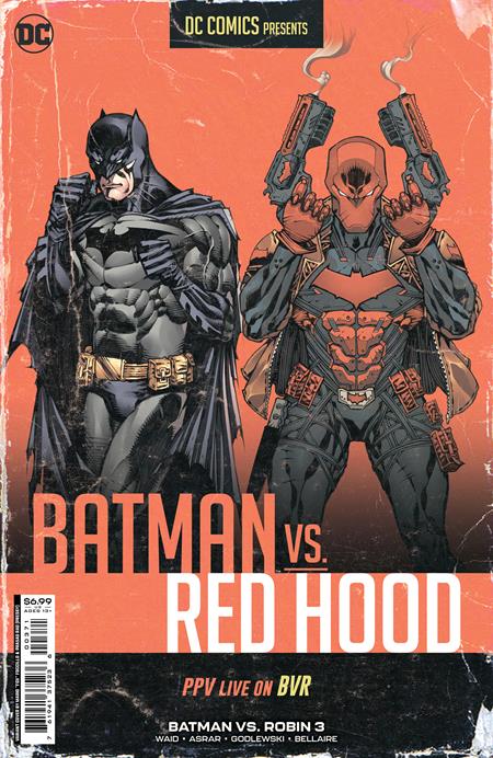 Batman Vs. Robin #3G Mario Fox Foccillo Fight Poster Batman vs Red Hood Variant