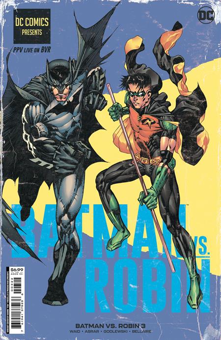Batman Vs. Robin #3J Mario Fox Foccillo Fight Poster Batman vs Robin Variant