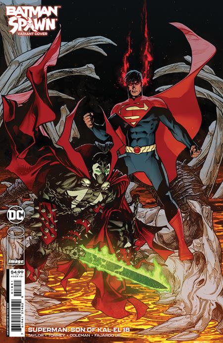 Superman: Son of Kal-El #18E Ryan Sook 'DC Spawn' Card Stock Variant Cover 