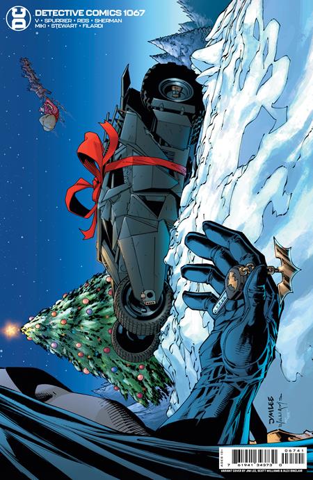 Detective Comics, Vol. 3 #1067D Jim Lee, Scott Williams & Alex Sinclair DC Holiday Card Variant