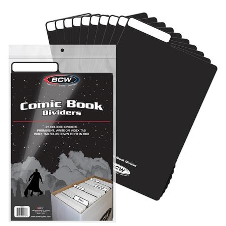 Comic Book Dividers (Black) - BCW  BCW Aug 15, 2023