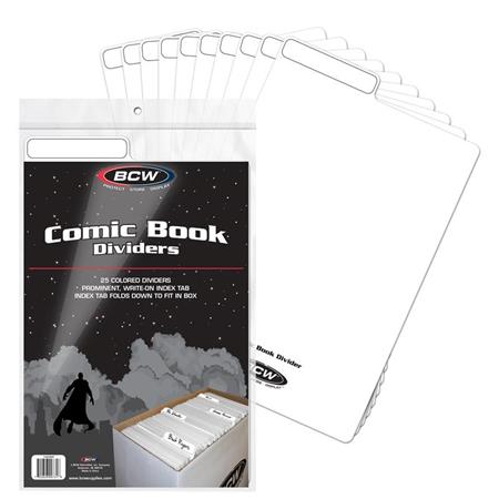 Comic Book Dividers (White) - BCW  BCW Aug 15, 2023