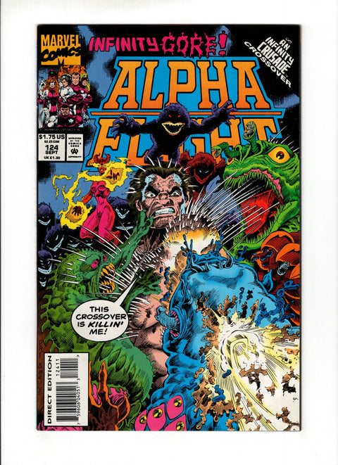 Alpha Flight, Vol. 1 #124A  Marvel Comics 1993