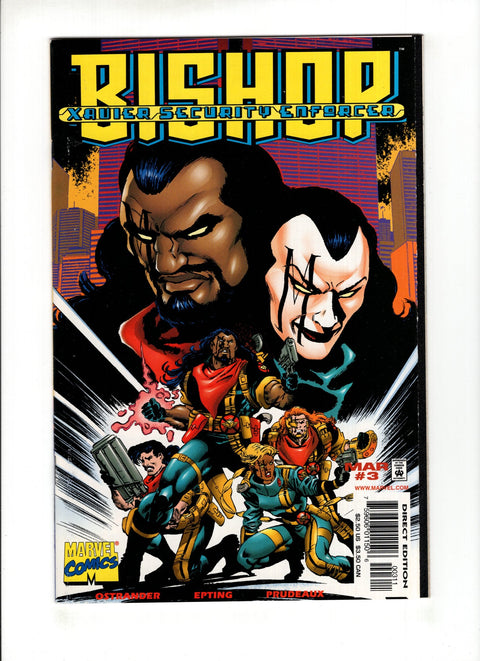 Bishop: Xavier Security Enforcer #3A  Marvel Comics 1998