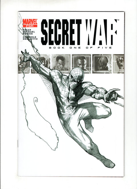 Secret War #1C 3rd Printing, Sketch Cover Marvel Comics 2004