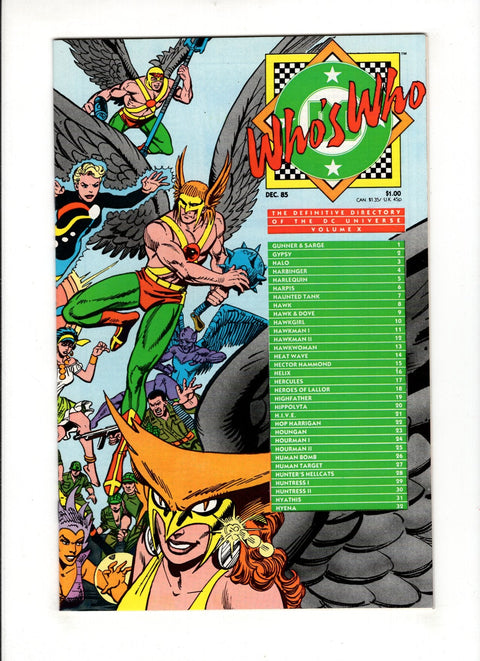 Who's Who: The Definitive Directory of the DC Universe #10A