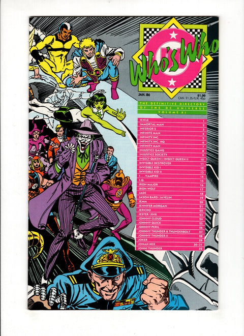 Who's Who: The Definitive Directory of the DC Universe #11A